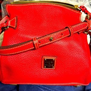 Dooney & Bourke pebble grain tassel shoulder bag new